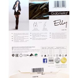 ELLY RAJSTOPY WZORY GABRIELLA 40 DEN R2 NERO