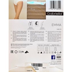 EMMA RAJSTOPY WZORY GABRIELLA 20 DEN R2 NERO