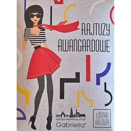 AWANGARDOWE RAJSTOPY WZORY GABRIELLA 20 DEN R3 NERO