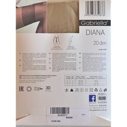 DIANA RAJSTOPY WZORY GABRIELLA 20 DEN R3 NOCCIOLA