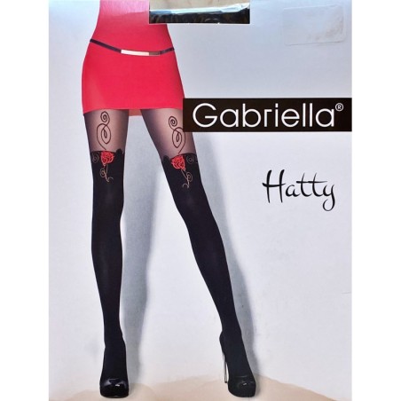 HATTY RAJSTOPY WZORY GABRIELLA 60 DEN R3 NERO
