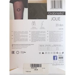 JOLIE RAJSTOPY WZORY GABRIELLA 20 DEN R2 NERO
