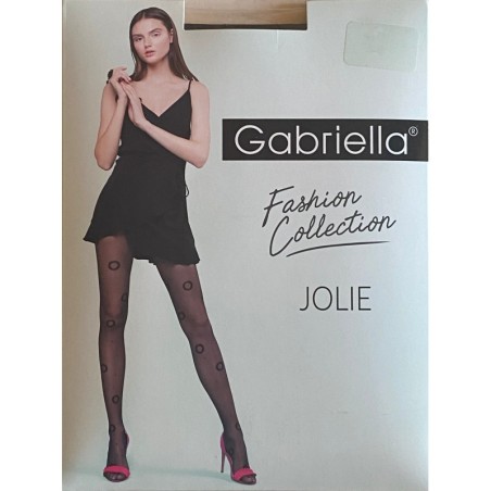 JOLIE RAJSTOPY WZORY GABRIELLA 20 DEN R3 NERO