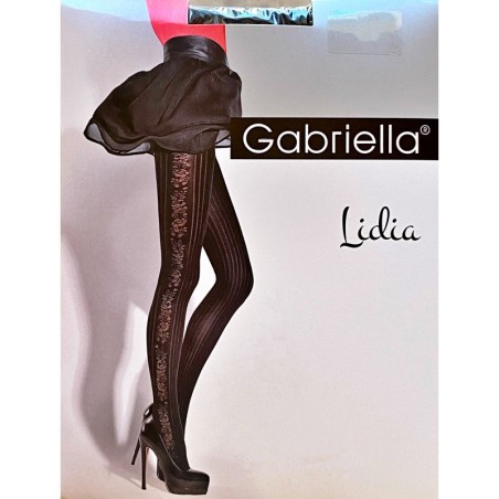 LIDIA RAJSTOPY WZORY GABRIELLA 60 DEN R3 NERO