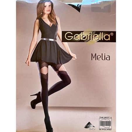 MELIA RAJSTOPY WZORY GABRIELLA 60 DEN R2 NERO