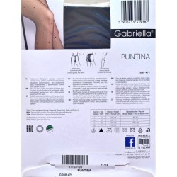 PUNTINA RAJSTOPY 20 DEN-kropki R4 nero