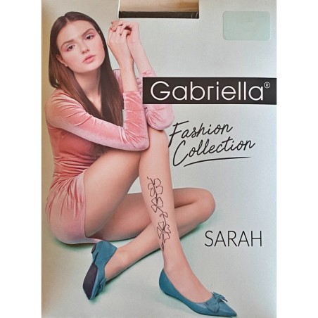 SARAH RAJSTOPY WZORY GABRIELLA 20 DEN R2 NERO