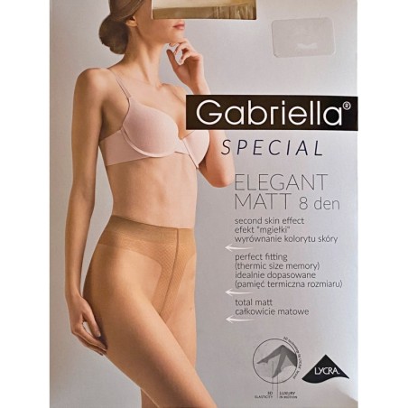 ELEGANT MATT RAJSTOPY GABRIELLA 8 DEN R4 SABLE