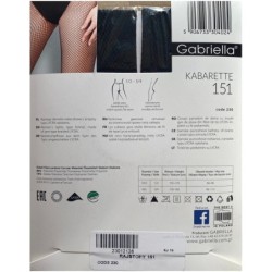 KABARETTE RAJSTOPY GABRIELLA-1/2-NERO