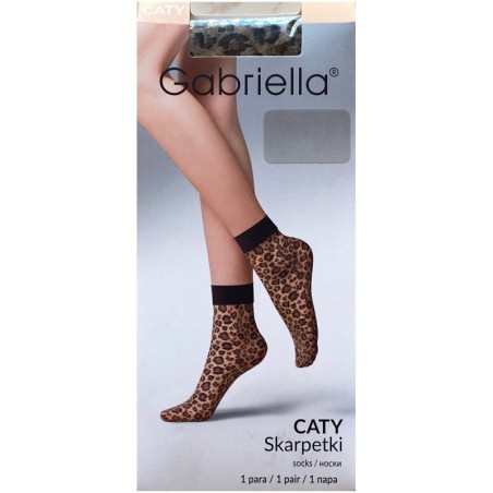 GABRIELLA skarp, CATY-wzor-pantera-beige