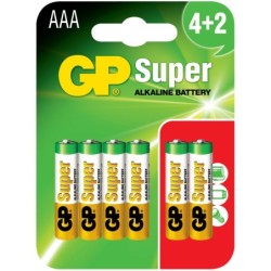 SUPER ALKALINE LR03 U(4+2) - 6 szt