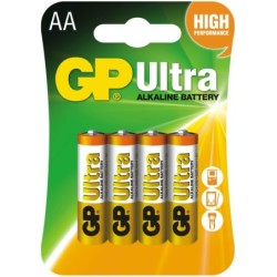 Baterie GP ULTRA ALKALINE LR06 AA 1,5V - 4 szt