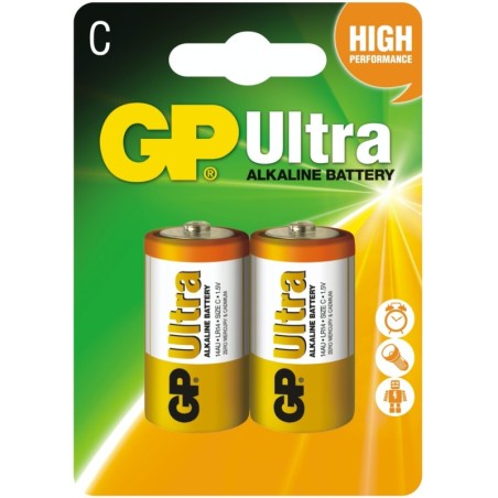 Baterie GP ULTRA ALKALINE LR14 C 1,5V - 2 szt