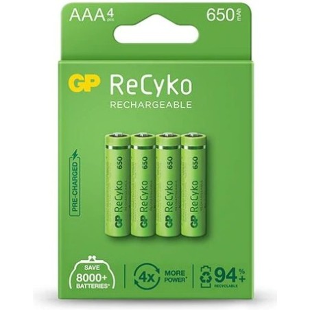 GP AKU R03 EB4 650 mAh - 4 szt