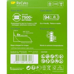 GP AKU R03 EB4 650 mAh - 4 szt