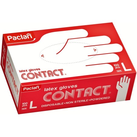 Rekawiczki Lateksowe  rozmiar L  100 szt Latexowe