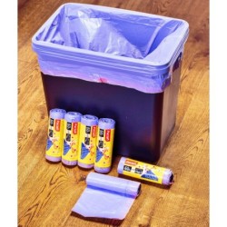 WORKI NA ŚMIECI PACLAN ZAPACHOWE Z TASMĄ 60L 10SZT