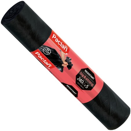 WORKI NA ŚMIECI PACLAN BIG&STRONG 240L 5 szt MOCNE
